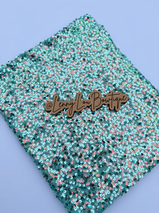 Mint sequins